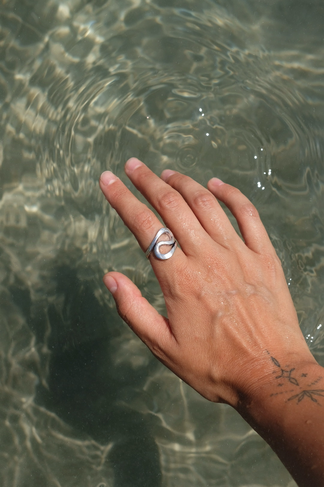 Ring Flow Silber