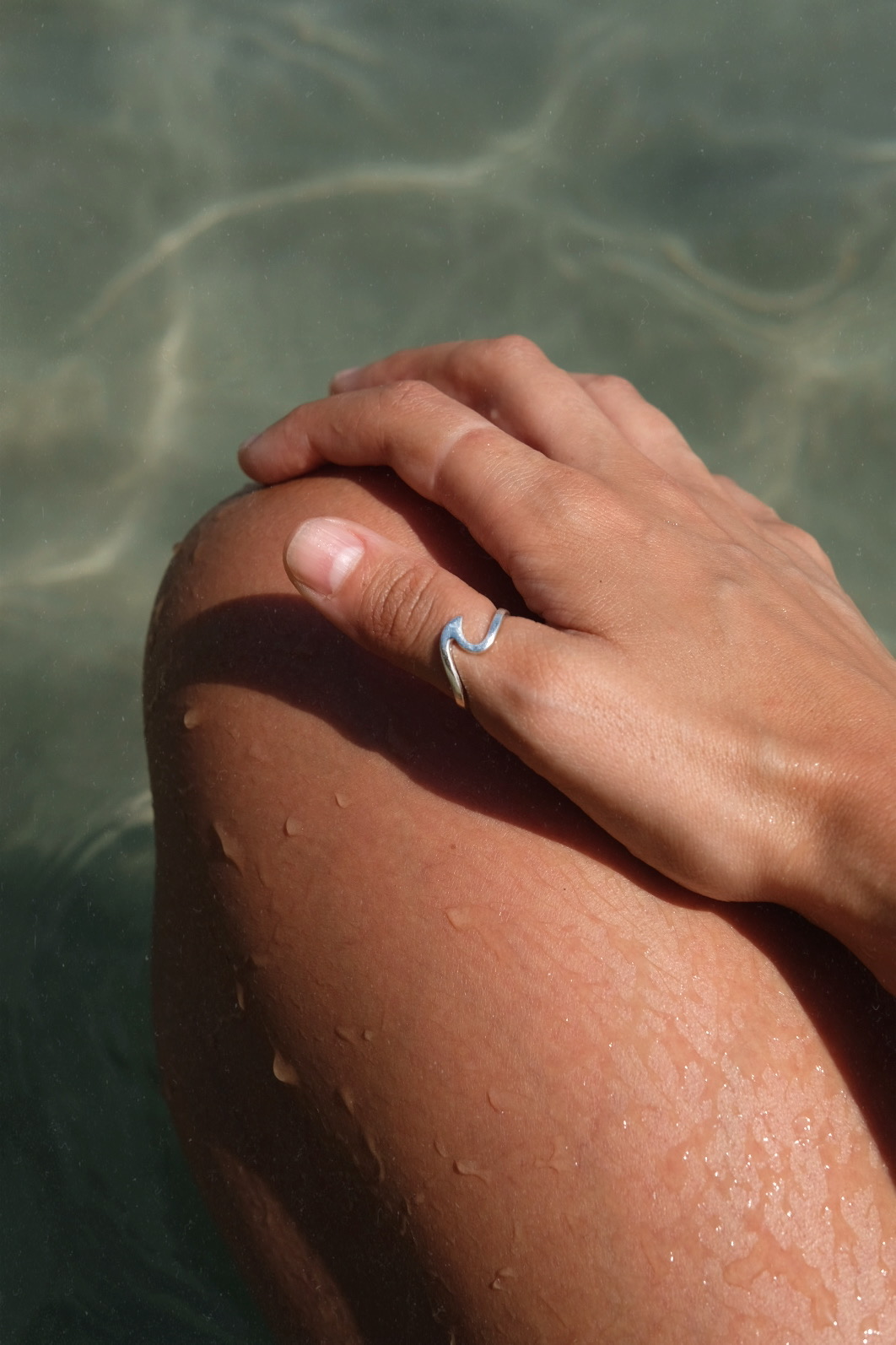 Silberring Wave