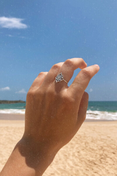 Silberring Mandala