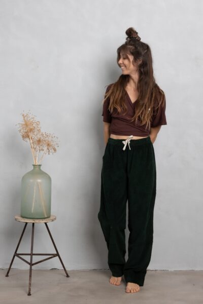Cordhose Olive