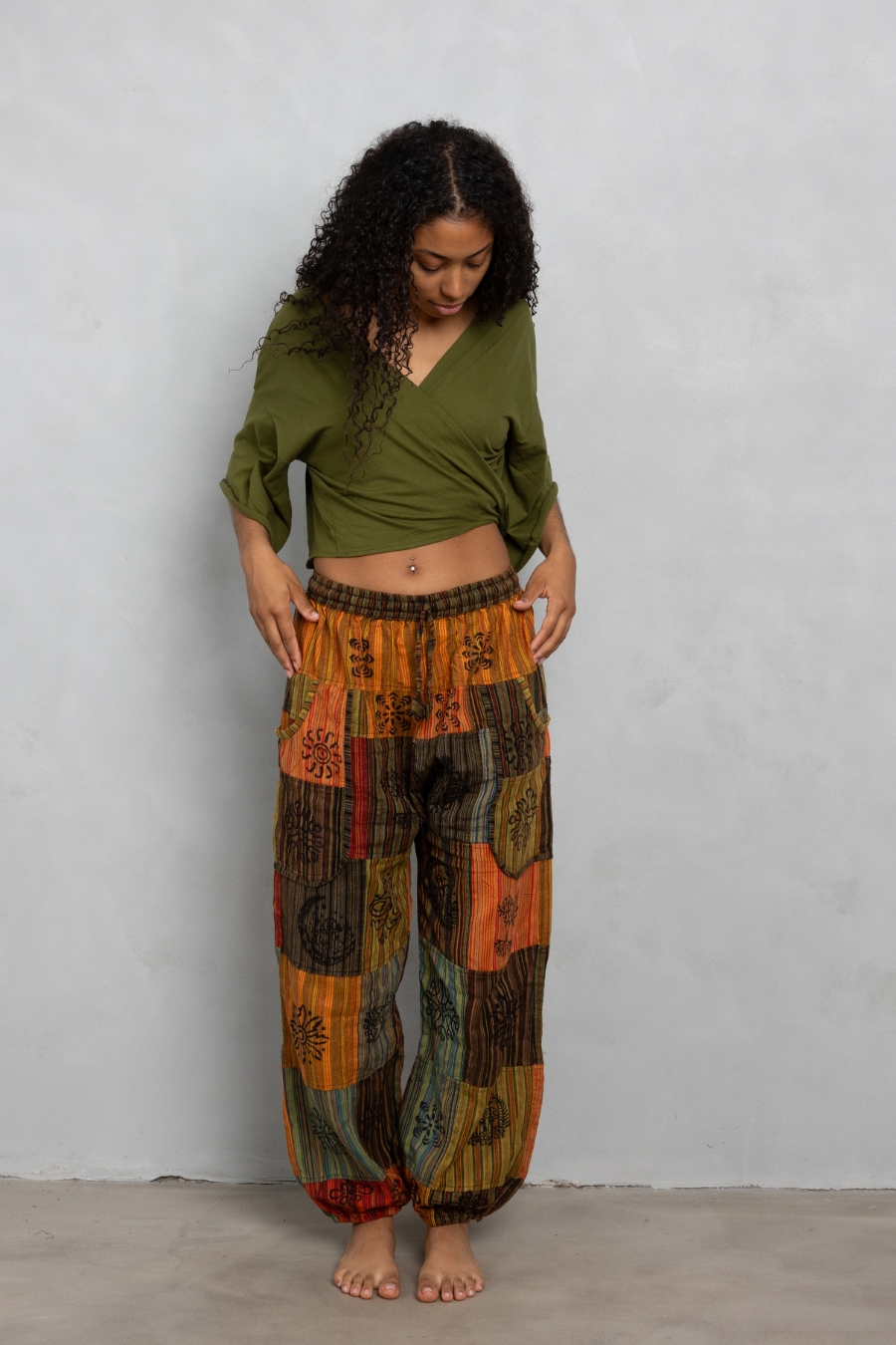 Patchwork Hose Multicolor