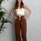 Nachhaltige Cordhose in Braun aus 100% Baumwolle