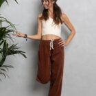 Nachhaltige Cordhose in Braun aus 100% Baumwolle