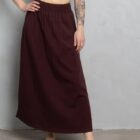 Rock Fraya aus Organic Cotton in der Farbe braun