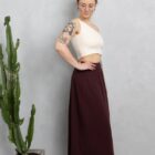 Rock Fraya aus Organic Cotton in der Farbe braun